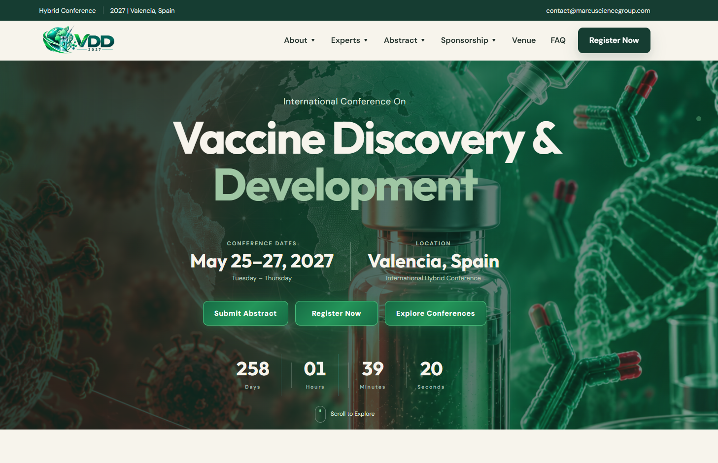 International Conference on Vaccine Discovery and Development 2027
